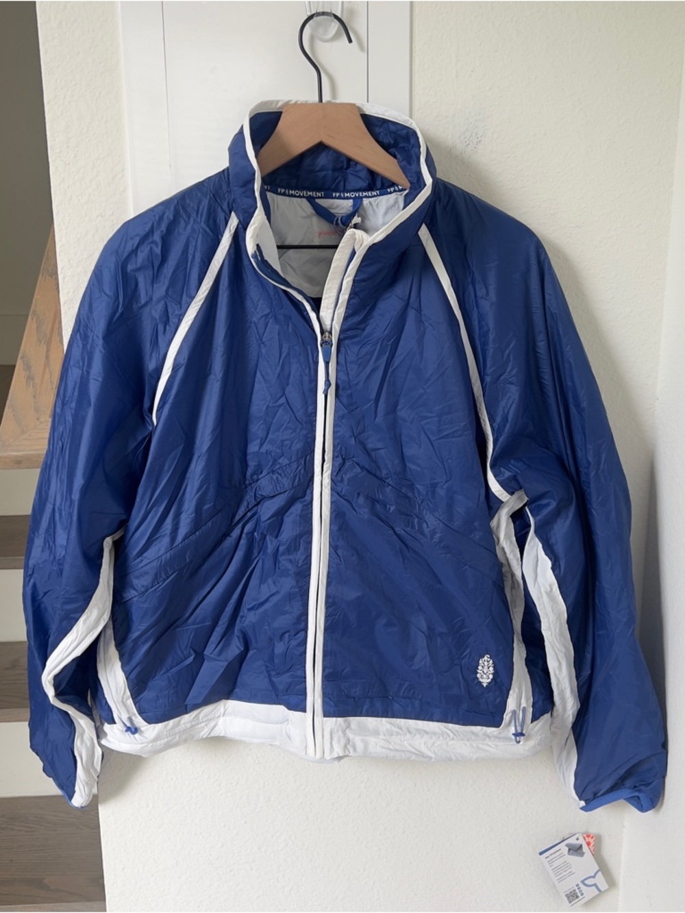 Free People FP Movement Earth Gem Packable Jacket - Athletic Blue Combo - NWT - Picture 3 of 7